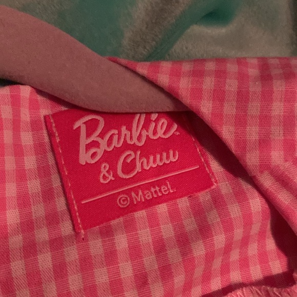 Barbie chuu Korean house dress. Pink and white gingham. Size small. - Picture 3 of 4